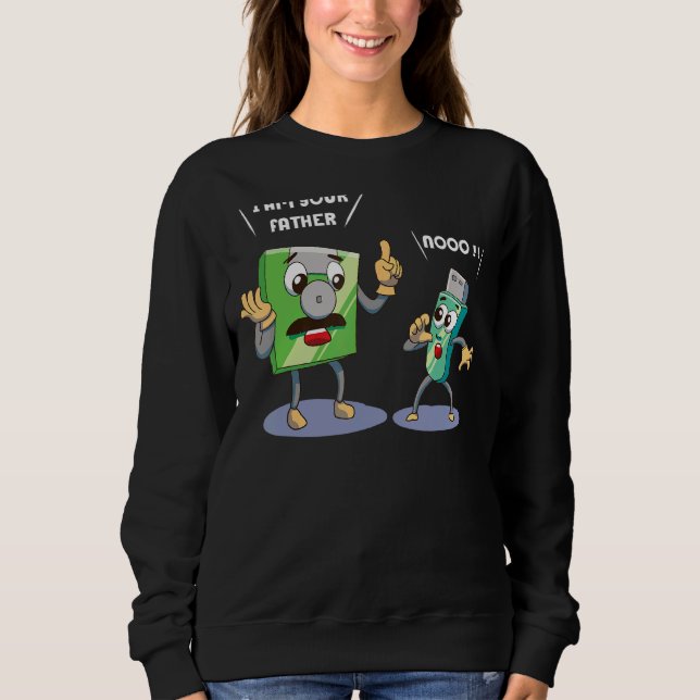 Camiseta Código do dia de os pais Codificação Binária do Co (Frente)