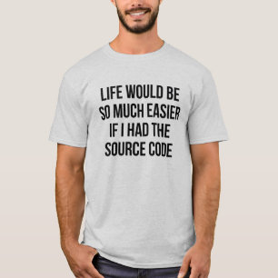 Camiseta Código fonte de vida