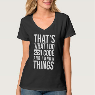 Camiseta Código I E Conhece Coisas Programador Fitton Códig