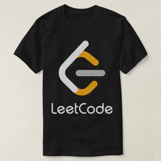 Camiseta Código Leetcode Escuro (Frente do Design)