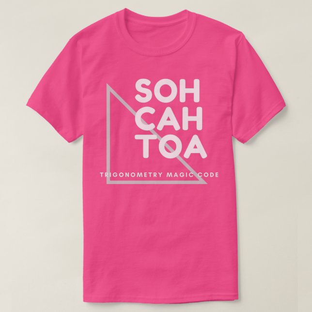 Camiseta Código Magnético de Trigonometria (Frente do Design)