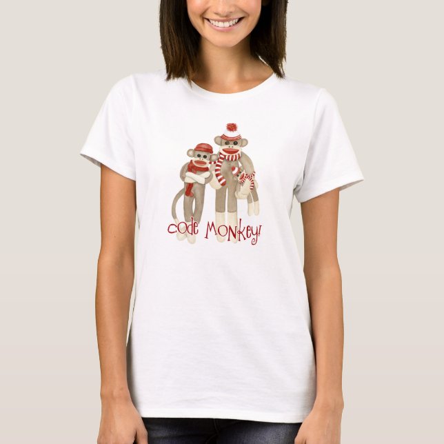 Camiseta Código Monkey Monkey T Shirt (Frente)