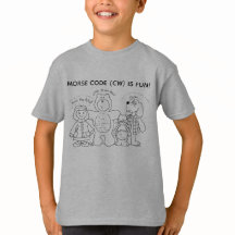 Camiseta Código Morse é Divertido para Jovens Apre