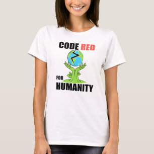 Camiseta Código Muito Vermelho Para A Humanidade