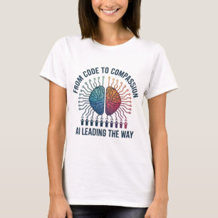 Camiseta Código para Compaixão - Camisa com Slogan