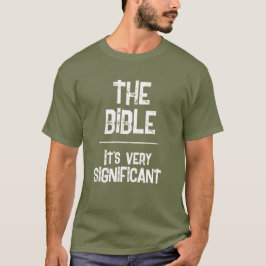 Camiseta Código QR A Bíblia É Significante Fé Cristã