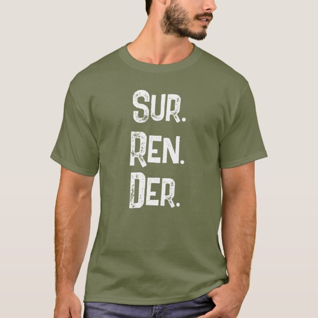 Camiseta Código QR Confie no Senhor Fé (Frente)