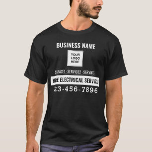 Camiseta Código QR de empresa de marca