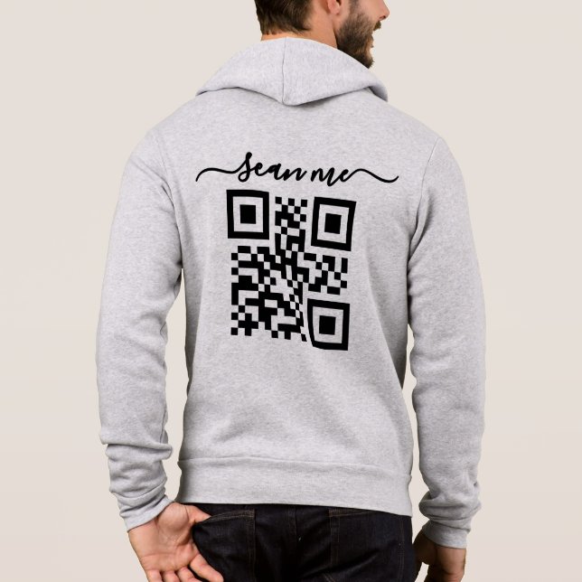 Camiseta Código QR Digitalizar-me (Verso)