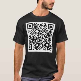 Camiseta Código QR do Gerador de Fotos Animal Aleatório