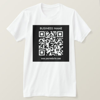 Camiseta Código QR editável (gerado instantaneamente) | Pre