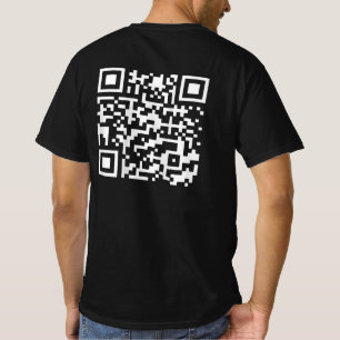 Camiseta Código QR Engraçado Presidente Trump 45/47 Trump D