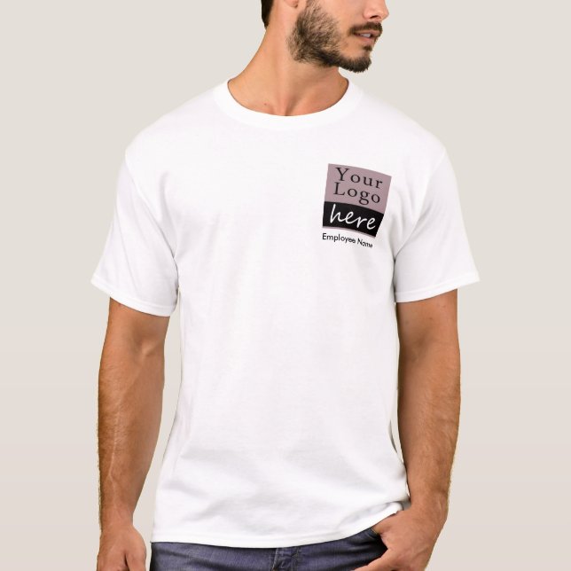 Camiseta código QR Evento Empresarial Seu Logotipo (Frente)