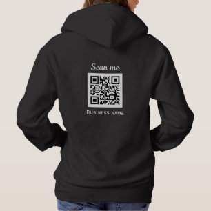 Camiseta Código QR Logotipo comercial Professional Black Mo