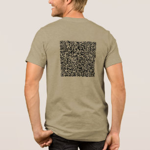 Camiseta Código QR personalizado Analise seu próprio presen