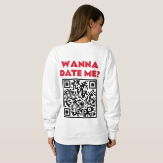 Camiseta Código QR Personalizado – Quer Namorar/Casar Comig