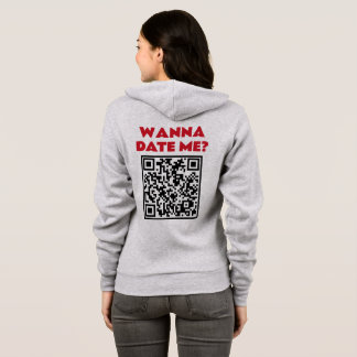 Camiseta Código QR Personalizado – Quer Namorar/Casar Comig