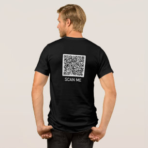 Camiseta Código QR personalizado T - Mostra seu surpreenden