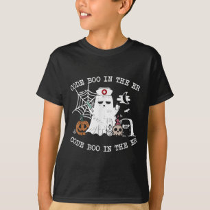 Camiseta Código Retroativo Boo Nas Enfermeiras Icu Do Er Gh
