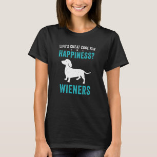 Camiseta Código Secreto do Cachorro Salsicha Dachshund para