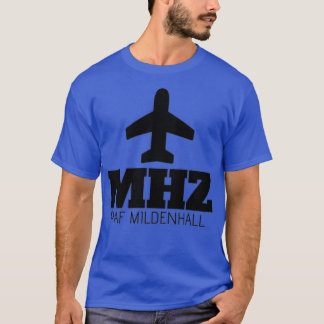 Camiseta Código Souvenir do Aeroporto MHZ RAF Mildenhall