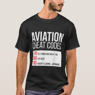 Camiseta Códigos de fraude no setor da aviação - Engraçado
