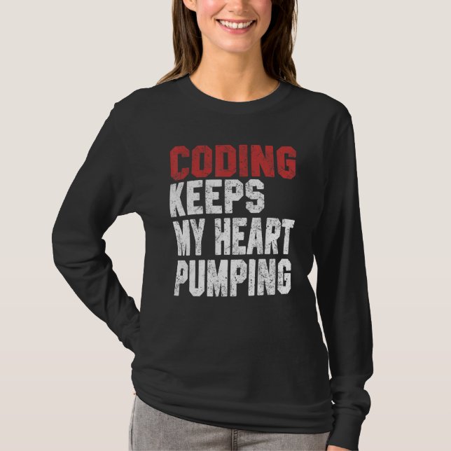 Camiseta Coding  Women Men Code Developer Programming Geek  (Frente)