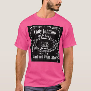 Camiseta Cody Johnson - Álbum De Rótulos Preto E Branco 201