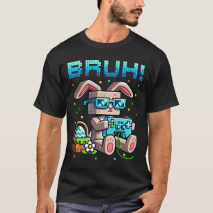 Camiseta Coé Coelhinho da Páscoa Feliz Caça ao Ovo Video Ga