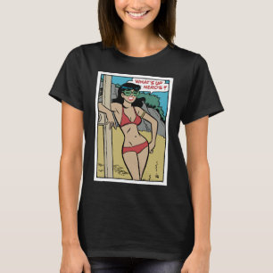 Camiseta Coelhinha de Praia Bronzeada de Biquíni • E aí, Ne
