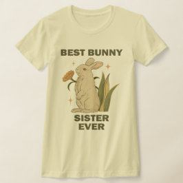 Camiseta Coelhinha Engraçada, Melhor Irmã Coelhinha De Semp