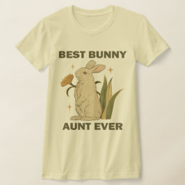 Camiseta Coelhinha Engraçada, Melhor Tia Coelhinha De Sempr
