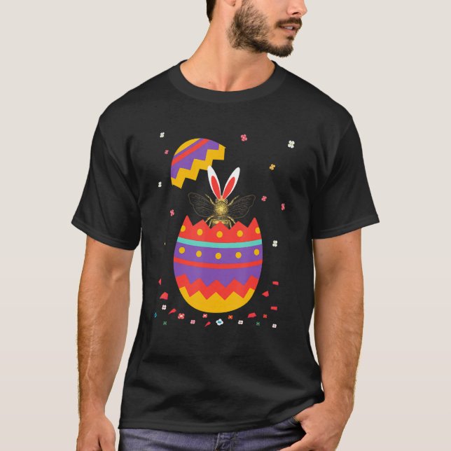 Camiseta Coelhinha Ovos Figurino Dia da Páscoa Fofo (Frente)