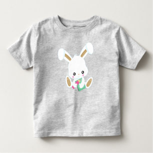 Camiseta Coelhinho A Ir Para A Escola, Coelhinho Bonito, Li