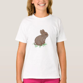 Camiseta Coelhinho Adorável em Clover