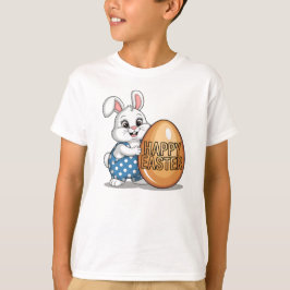 Camiseta Coelhinho Bolinhas felz pascoa