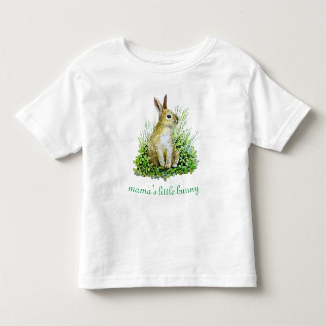 Camiseta coelhinho da mamãe (Frente)