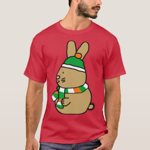 Camiseta Coelhinho da Páscoa bonito no Dia de São Patrício