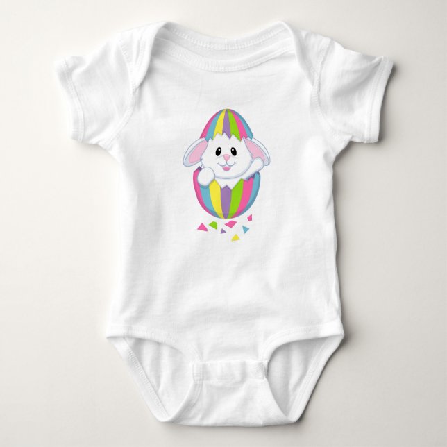 CAMISETA COELHINHO DA PÁSCOA BONITO SUIT/BABY (Frente)