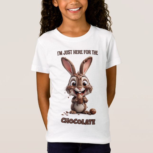 Camiseta Coelhinho da Páscoa Engraçado – Design de Páscoa F (Frente)