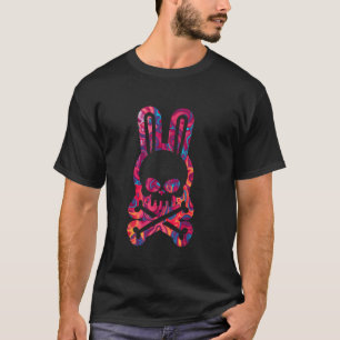 Camiseta Coelhinho da Páscoa engraçado Retro Tie Dye coelhi
