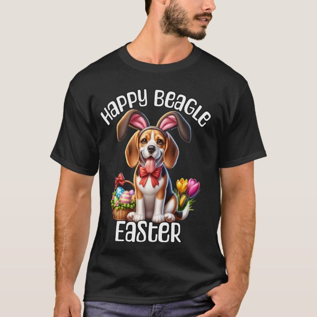 Camiseta Coelhinho da Páscoa Feliz Coelhinho da Páscoa (Frente)