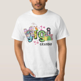 Camiseta Coelhinho da Páscoa feliz e fofo gigi personalizad