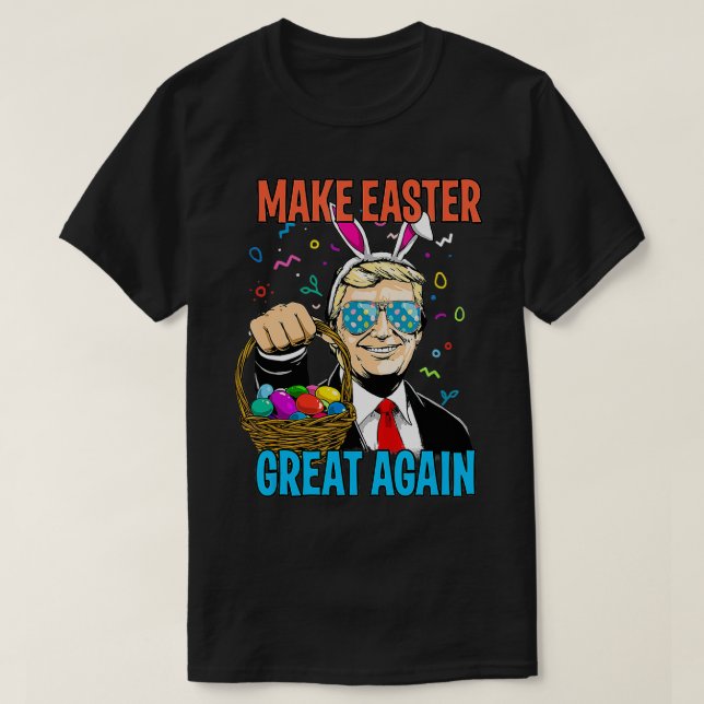 Camiseta Coelhinho Da Páscoa Torne O Excelente Da Páscoa No (Frente do Design)