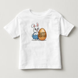 Camiseta Coelhinho de Bolinhas Feliz Páscoa