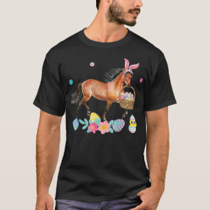 Camiseta Coelhinho de Cavalo Bonito Ovos de Páscoa