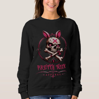 Camiseta Coelhinho de Caveira Tóxico Bonito Estética de Rua