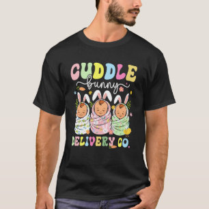 Camiseta Coelhinho de Estimação Coelho da Páscoa Mãe Bebê E