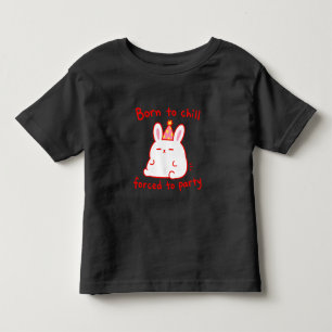 Camiseta Coelhinho de Festa Nascido Para Relaxar