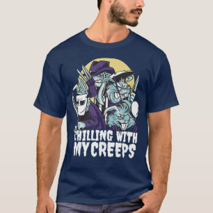 Camiseta Coelhinho de mau para fãs horrorosos e coelhinho a